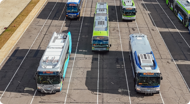 Token Transit mobile app interface