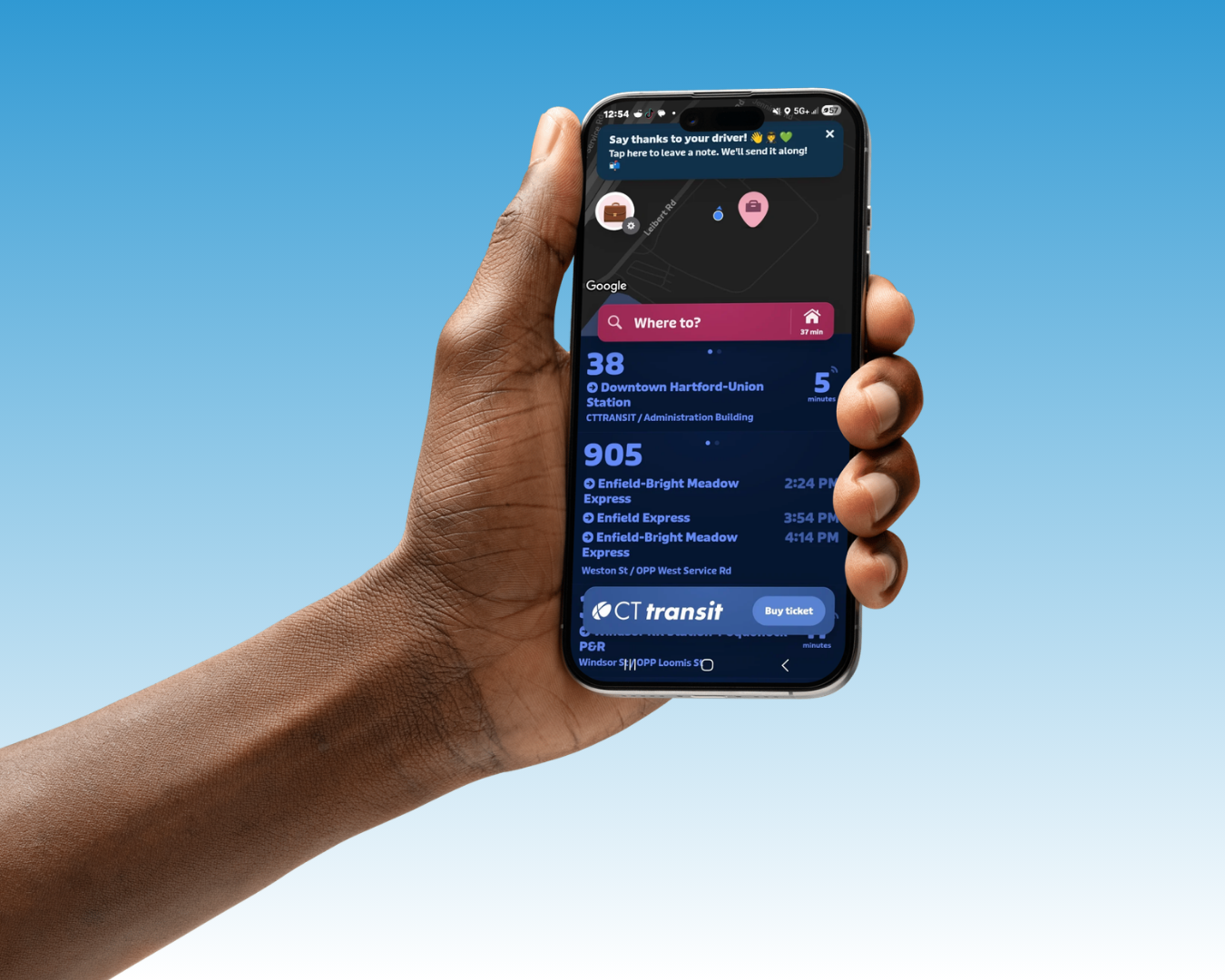 Transit App for iPhone and Android